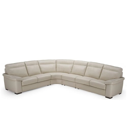Natuzzi Editions B757 Brivido Leather Power Reclining Sectional