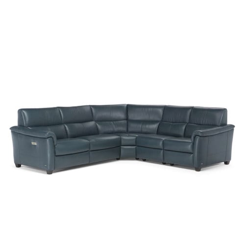 Natuzzi Editions C068 Astuzia Leather Sectional - Available With Power Tilt Headrest | Power Lumbar