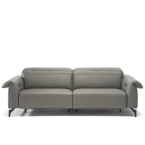 Natuzzi Editions C143 Leggiadro Power Reclining Leather Sofa or Set | Adjustable Headrest