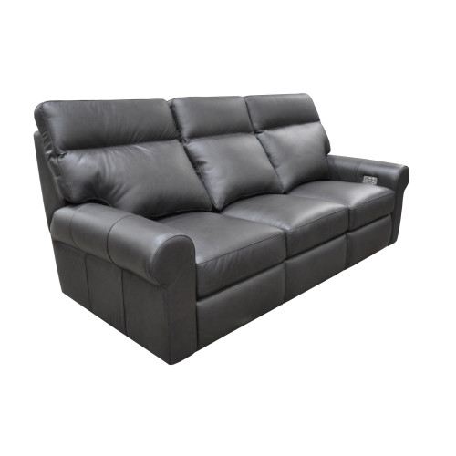 Brayla Reclining Leather Sofa or Set - Available With Power Tilt Headrest | Power Lumber