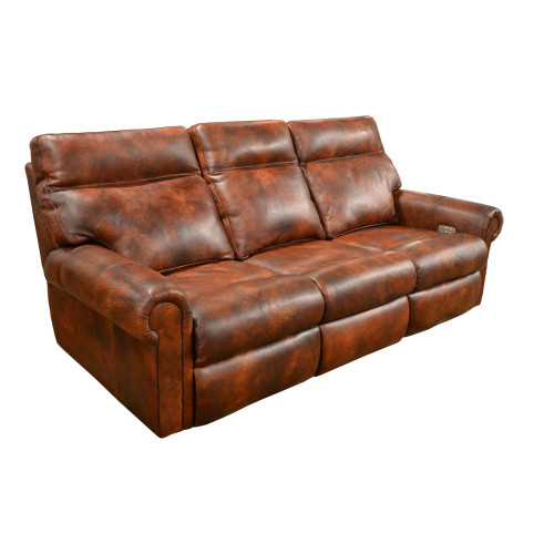 Cutler Reclining Leather Sofa or Set- Available With Power Recline | Power Tilt Headrest | Power Lumbar