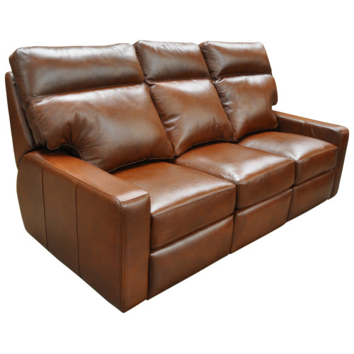 Lantana Reclining Leather Sofa or Set - Available With Power Recline | Power Tilt Headrest | Power Lumbar