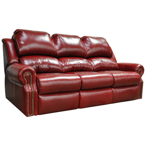 Sanibel Reclining Leather Sofa or Set - Available with Power Recline | Power Lumbar