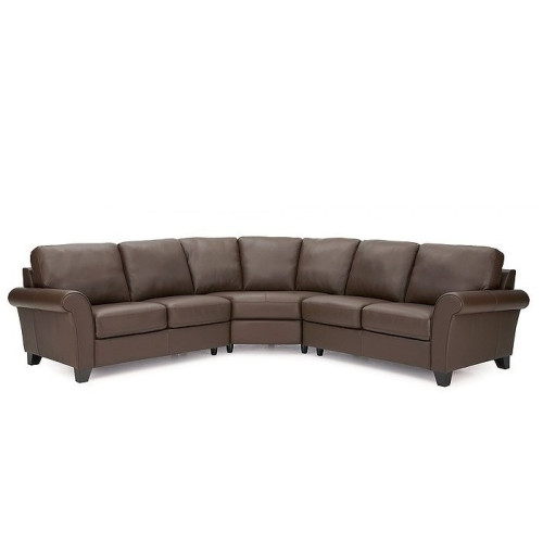 Mira Key Leather Sectional
