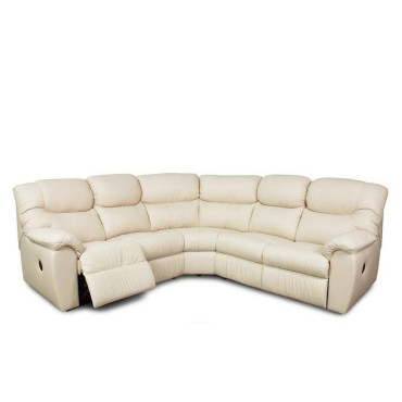 Stara Reclining Leather Sectional With Or Without Power Recliners