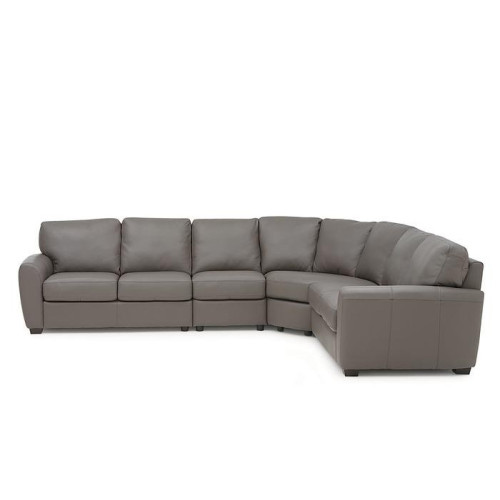 Viora Leather Sectional