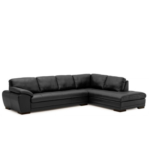 Palliser Miami Leather Sectional | Bench Seating
