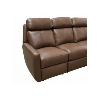 Ravelle Reclining Leather Sectional - Available with Power Recline | Power Lumbar