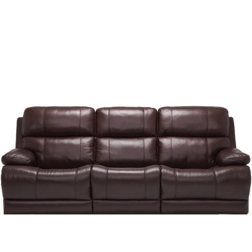 Kenna Power Reclining Leather Sofa or Set - Available With Power Tilt Headrest | Power Lumbar