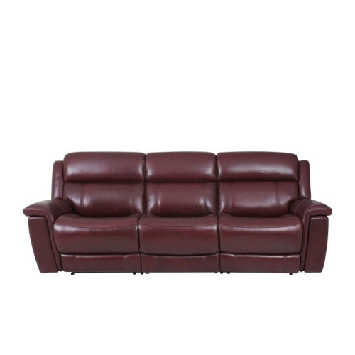 Grella Power Reclining Leather Sofa or Set With Power Tilt Headrest