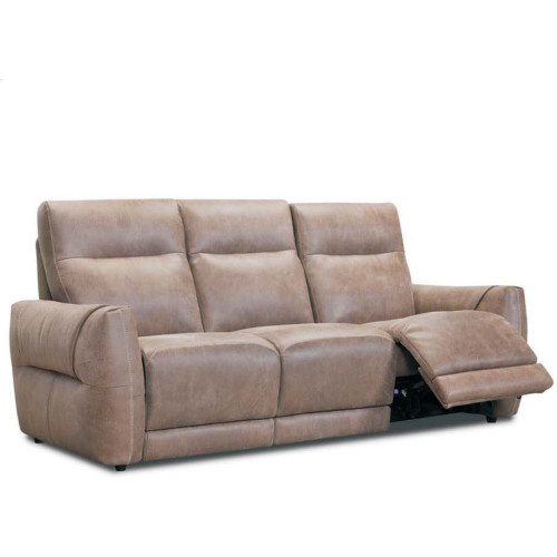 Camra Power Reclining Leather Sofa or Set With Power Headrest
