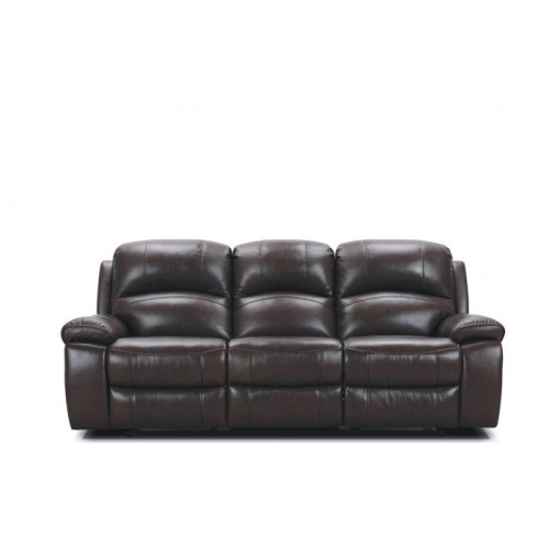Gala Power Reclining Leather Sofa or Set with Power Tilt Headrest