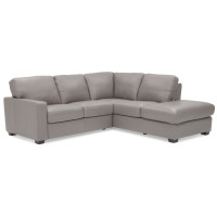 Ellis Cove Leather Sectional