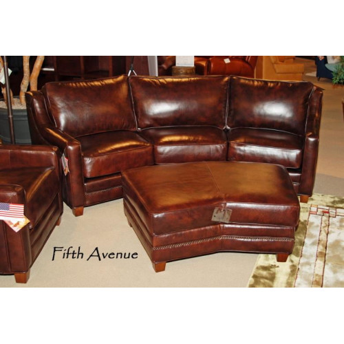 Omnia Fifth Avenue Leather Sofa or Set | Leather Sectional