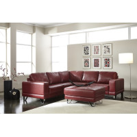 Galyn Leather Sectional