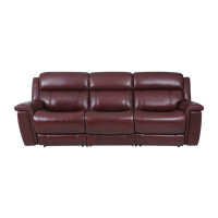 Grella Power Reclining Leather Sofa or Set With Power Tilt Headrest