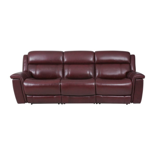 Grella Power Reclining Leather Sofa or Set With Power Tilt Headrest