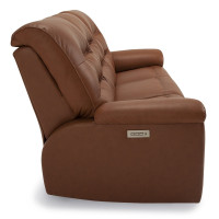 Kaela Power Reclining Leather Sofa or Set - Available With Power Tilt Headrest | Power Lumbar