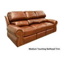 Luma Reclining Leather Sofa or Set - Available with Power Recline | Power Lumbar