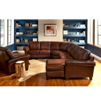 Mira Key Leather Sectional