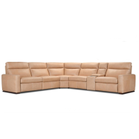 Moria Power Reclining Leather Sectional