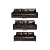 Napa Oversized Seating Leather Sofa or Set | Quick Ship