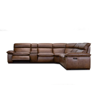 Palma Power Reclining Leather Sectional