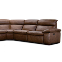 Palma Power Reclining Leather Sectional