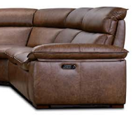Palma Power Reclining Leather Sofa or Set With Power Headrests