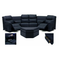 Palliser Regent Reclining Leather Sectional