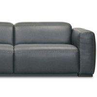 Rhea Power Reclining Leather Sofa or Set with Power Headrest