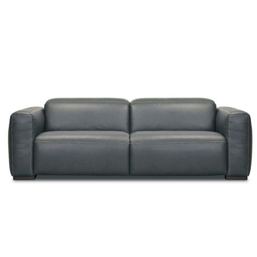 Rhea Power Reclining Leather Sofa or Set with Power Headrest