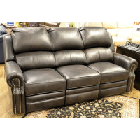 Sanra Reclining Leather Sofa or Set - Available with Power Recline | Power Lumbar