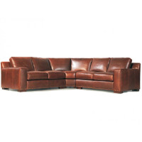Sicelle Leather Sectional