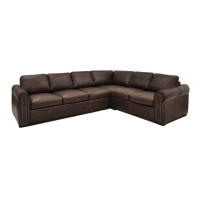 Sona Oversized (Deep Seating) Leather Sectional
