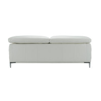 Toria Leather Sectional with Adjustable Headrest