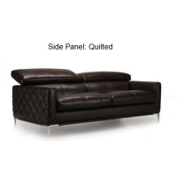 Toria Leather Sectional with Adjustable Headrest