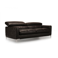 Toria Leather Sofa or Set with Adjustable Headrest