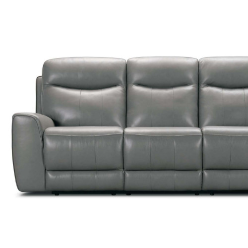 Viana Power Reclining Leather Sofa or Set With Power Headrest