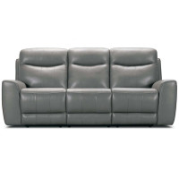 Viana Power Reclining Leather Sofa or Set With Power Headrest