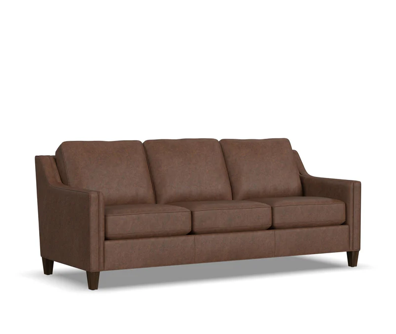 Flexsteel Finley Power Inclining Leather Sofa or Stationary Leather Sofa Set (Back Is Stationary On Recliners)