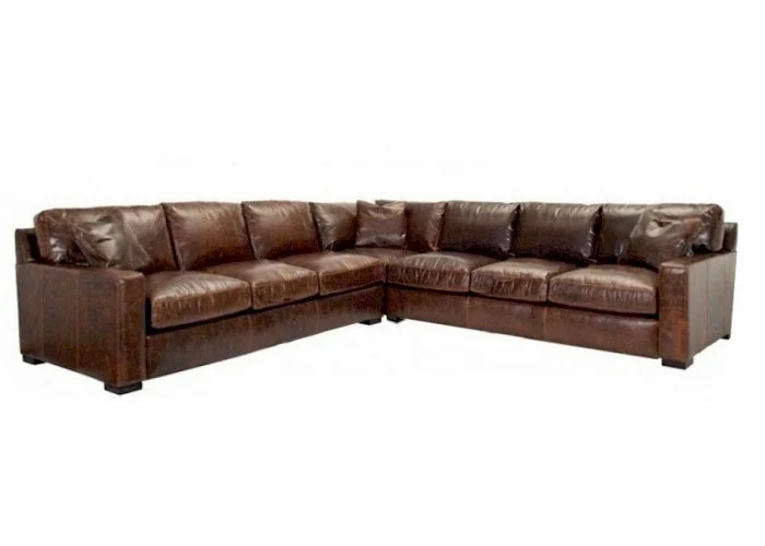 Max Oversized Seating Leather Sectional