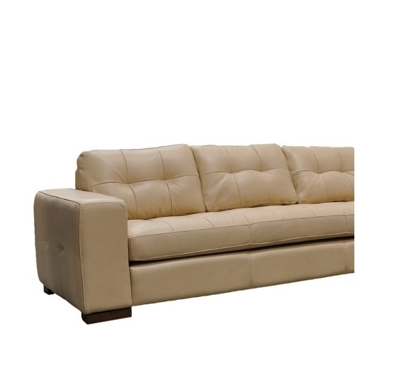 Omnia Peninsula Leather Sofa or Set | Bench Seating