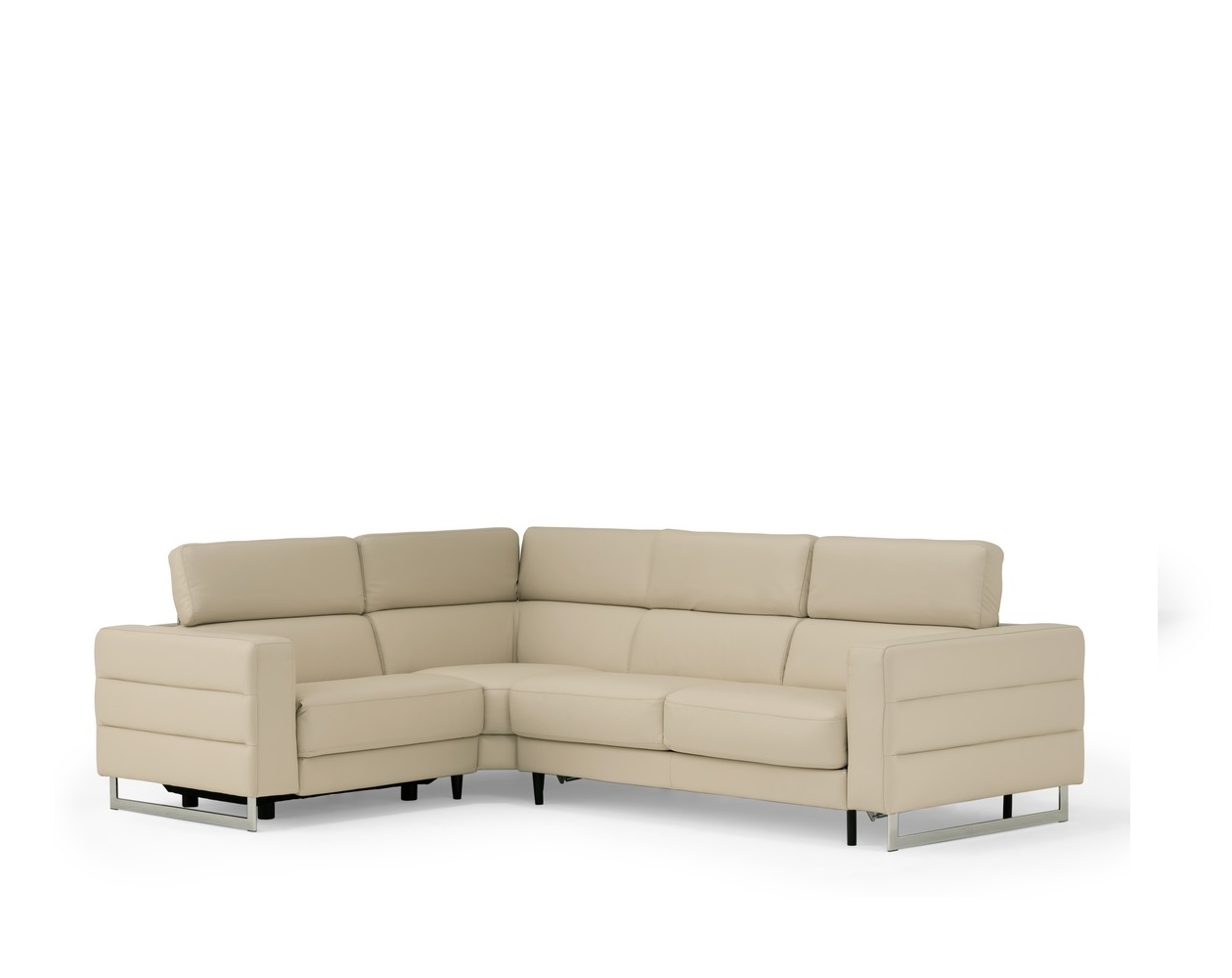 Palliser Marco Leather Reclining Sectional with Adjustable Headrests
