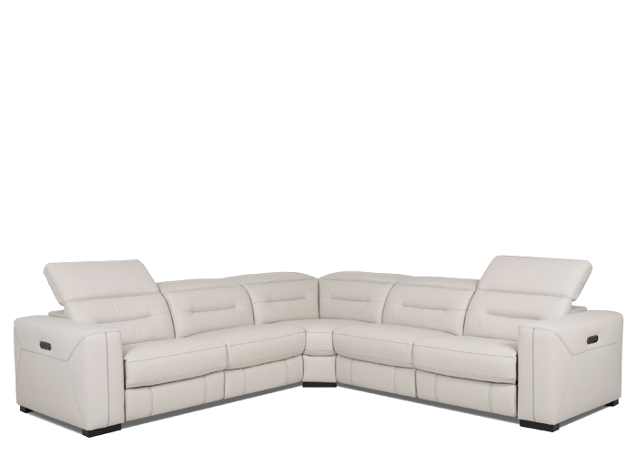 Elyra Power Reclining Sectional With Power Adjustable Headrest