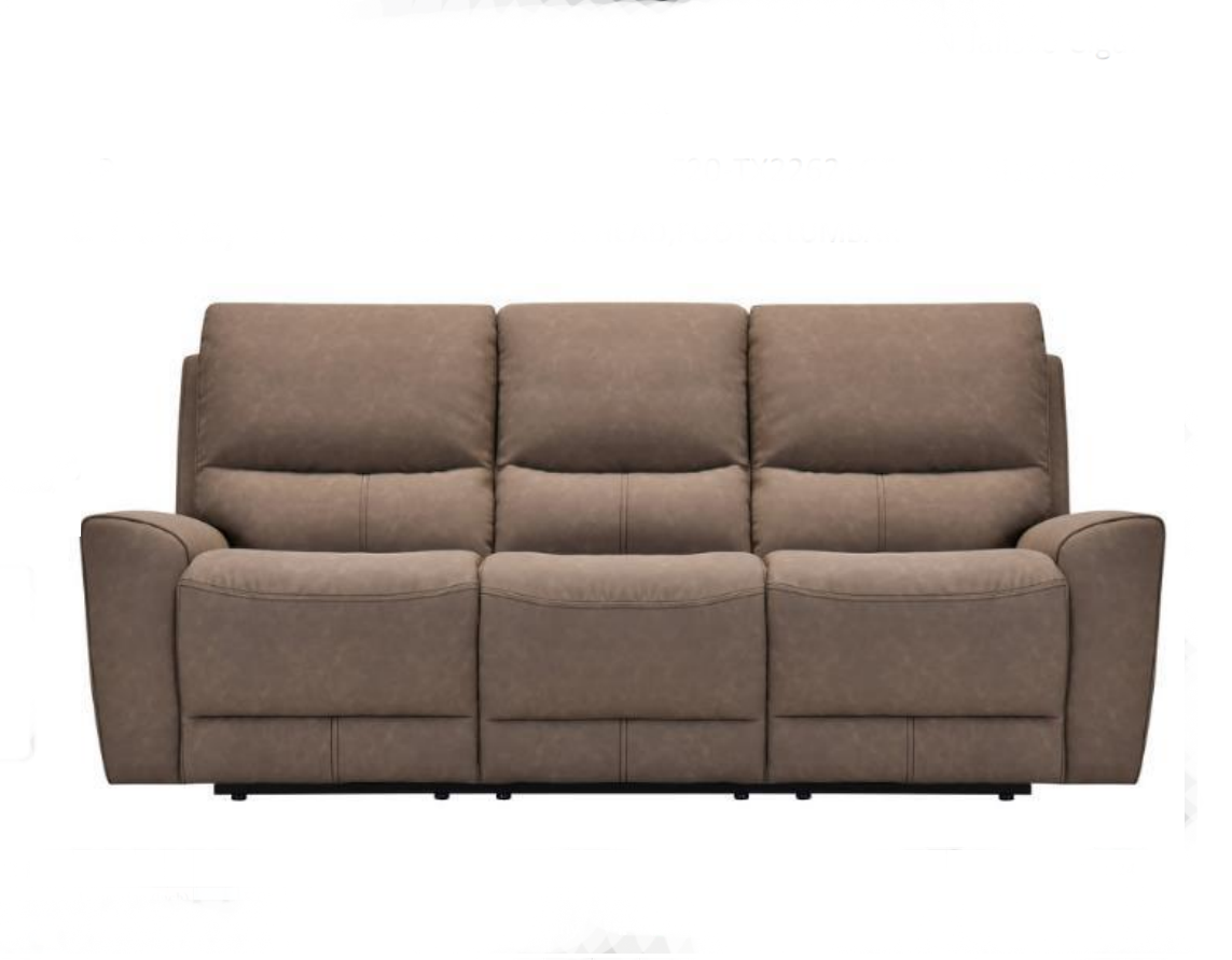 Cinna Power Reclining Leather Sofa or Set with Power Headrests & Power Lumbar