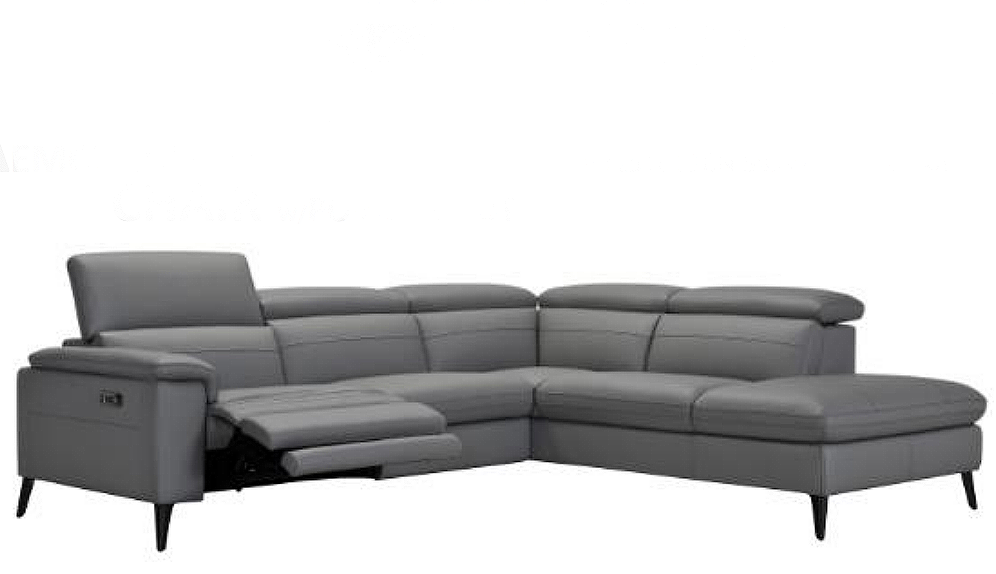 Destira Power Reclining Leather Sectional