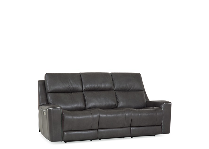 Tessa Bay Power Reclining Leather Sofa or Set - Available With Power Tilt Headrest | Power Lumbar