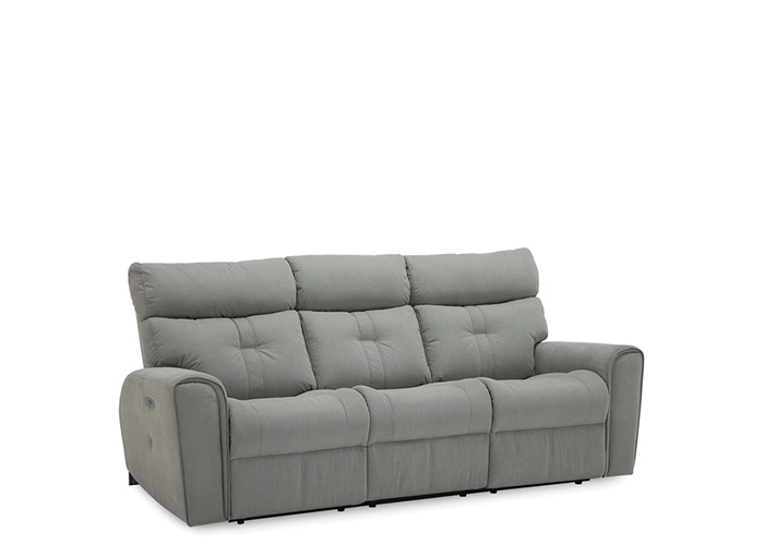 Marath Power Reclining Leather Sofa or Set with Power Tilt Headrest
