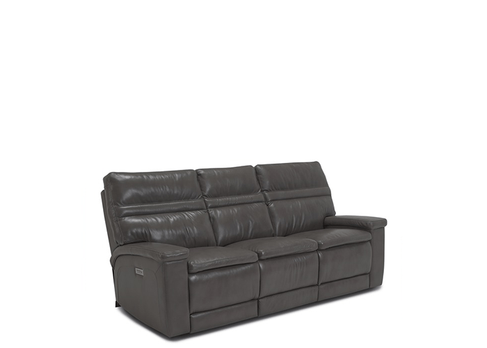 Tolia Power Reclining Leather Sofa or Set - Available With Power Tilt Headrest | Power Lumbar